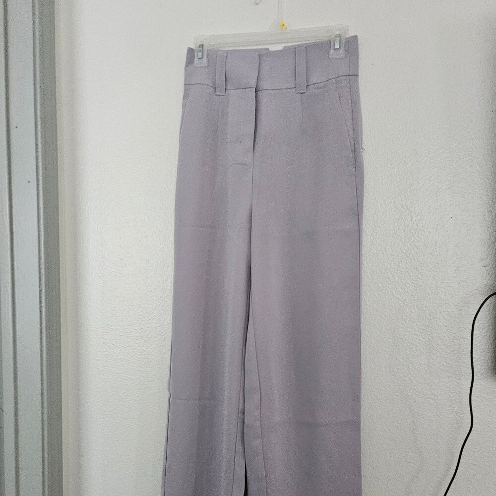 Love Bonito High Waisted Trousers in Lilac